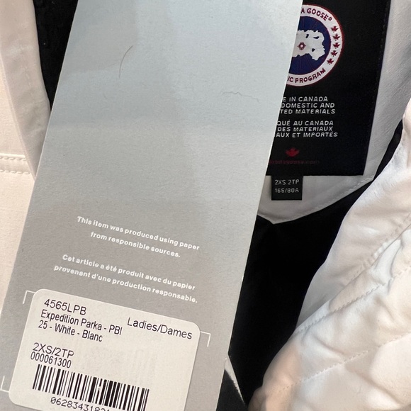 Canada Goose Lady's Expedition Parka PBI Heritage SizeXXS NWT - Picture 4 of 4
